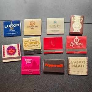 Vintage Las Vegas Casino Matchbook Lot - Multicolor